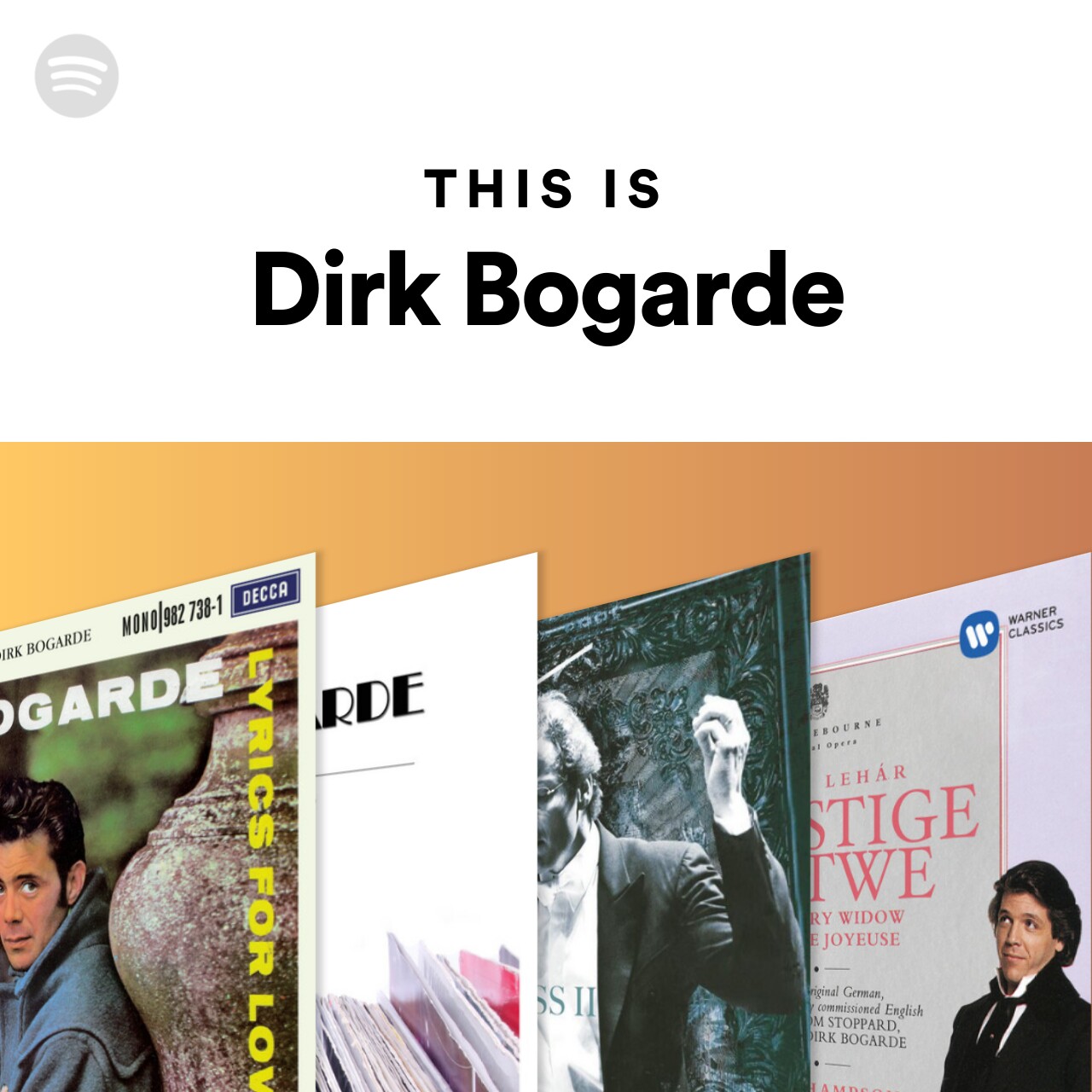 This Is Dirk Bogarde Spotify Playlist