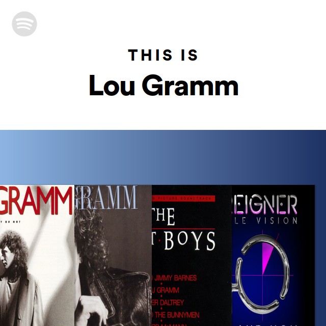 This Is Lou Gramm Playlist By Spotify Spotify