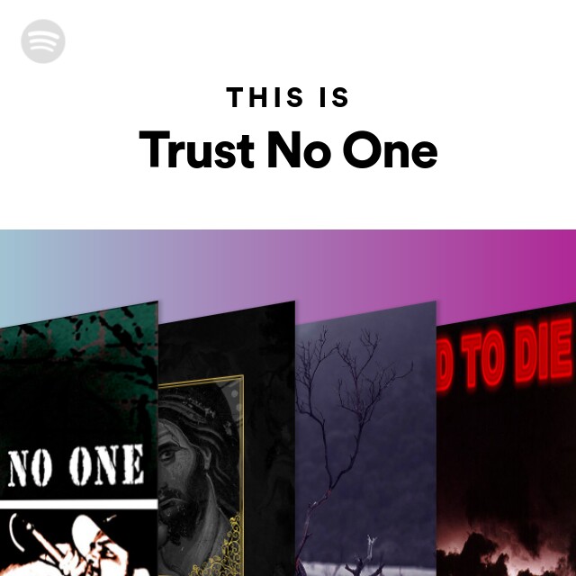 Premium Vector  A black background with white and green text that says trust  no one