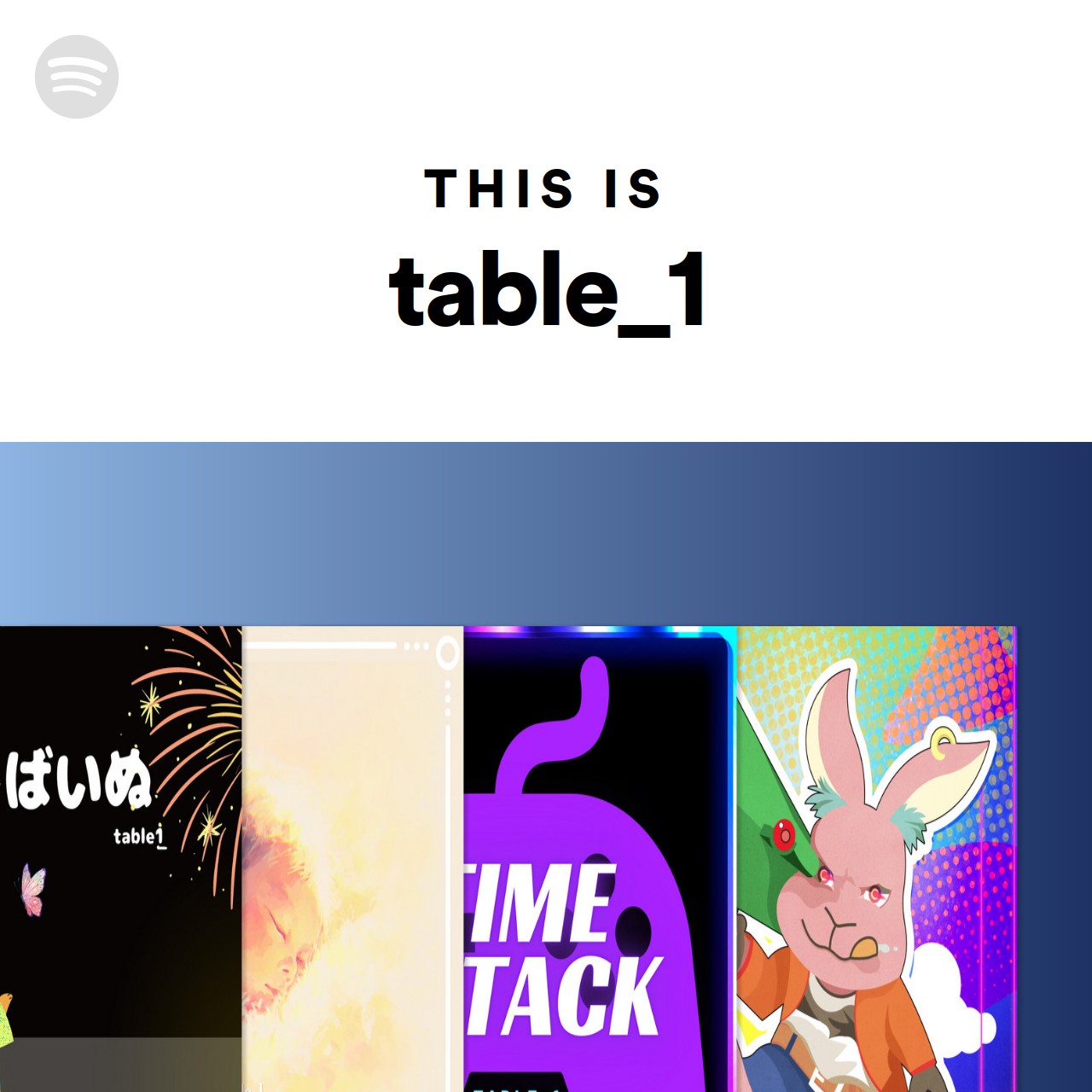 This Is table_1 Spotify Playlist