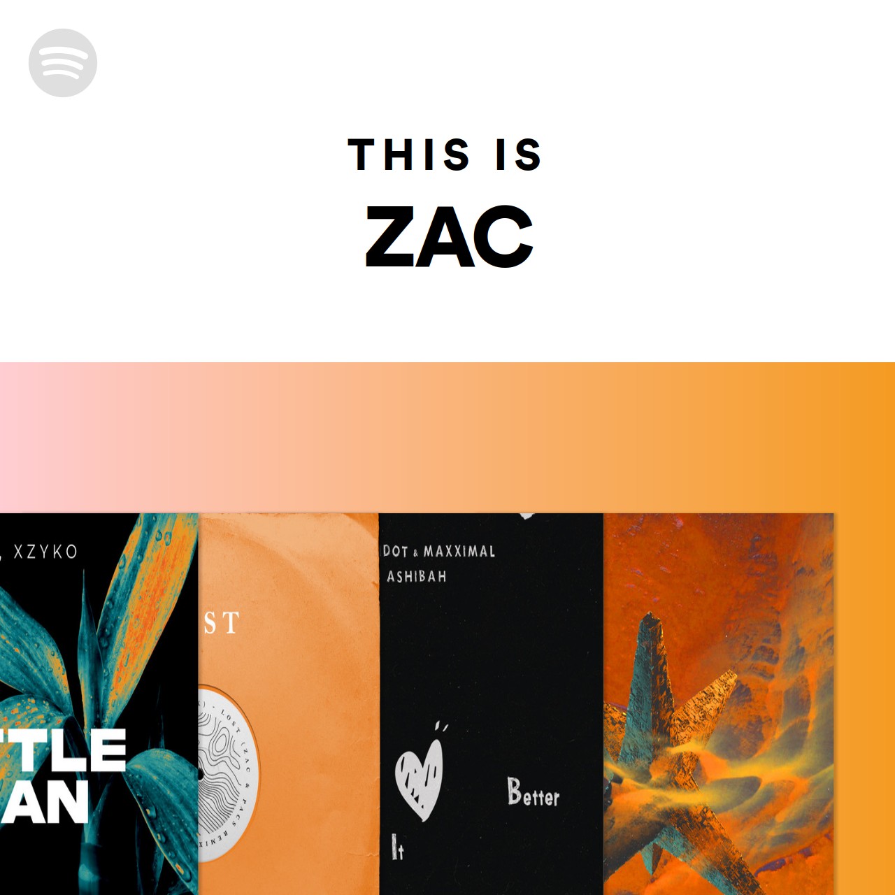This Is Zac Spotify Playlist